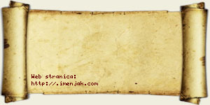 Jana Večanski vizit kartica